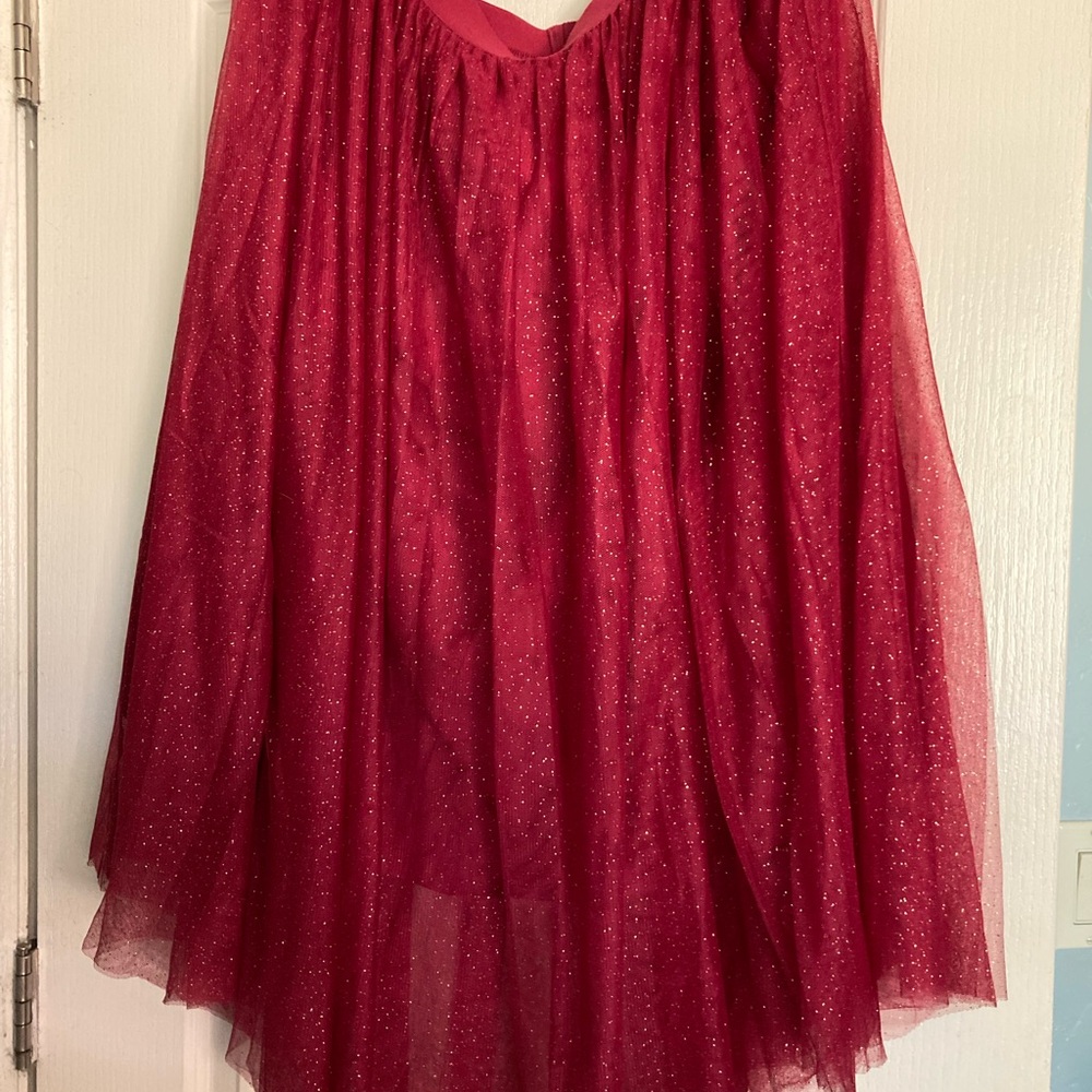 Matilda Jane Sparkling Red Maxi Skirt- large